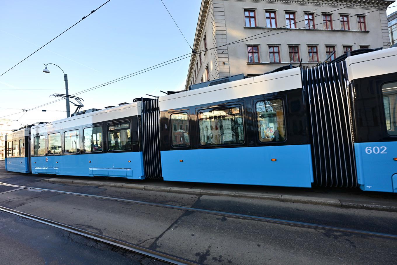 Spårvagnstrafiken stod stilla i Mölndal under måndagen till följd av ett stort strömavbrott. Nu har ytterligare ett drabbat Mölndal. Foto: Björn Larsson Rosvall/TT