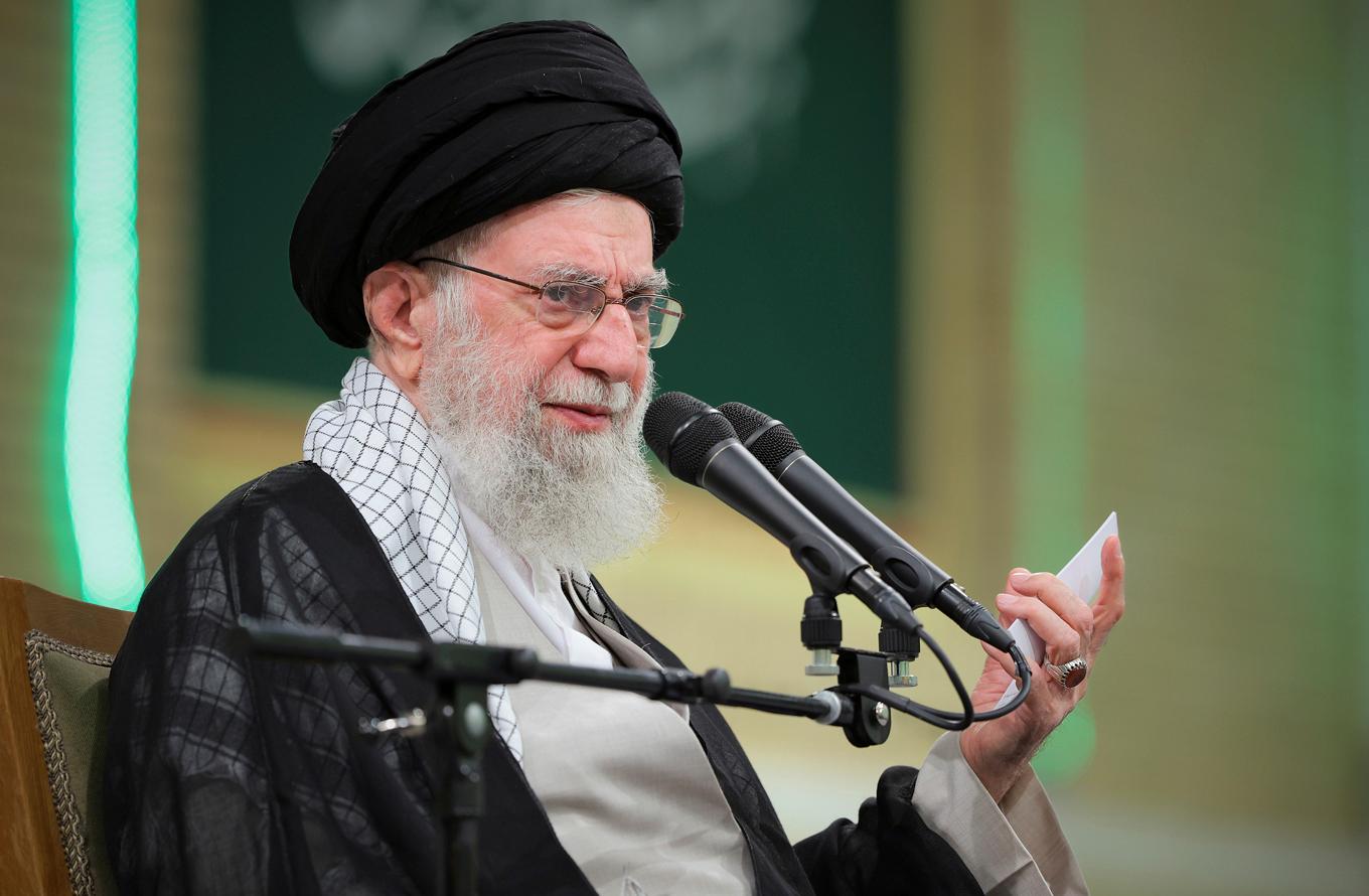 Ayatolla Ali Khamenei. Arkivbild. Foto: Den högste ledarens kansli via AP/TT