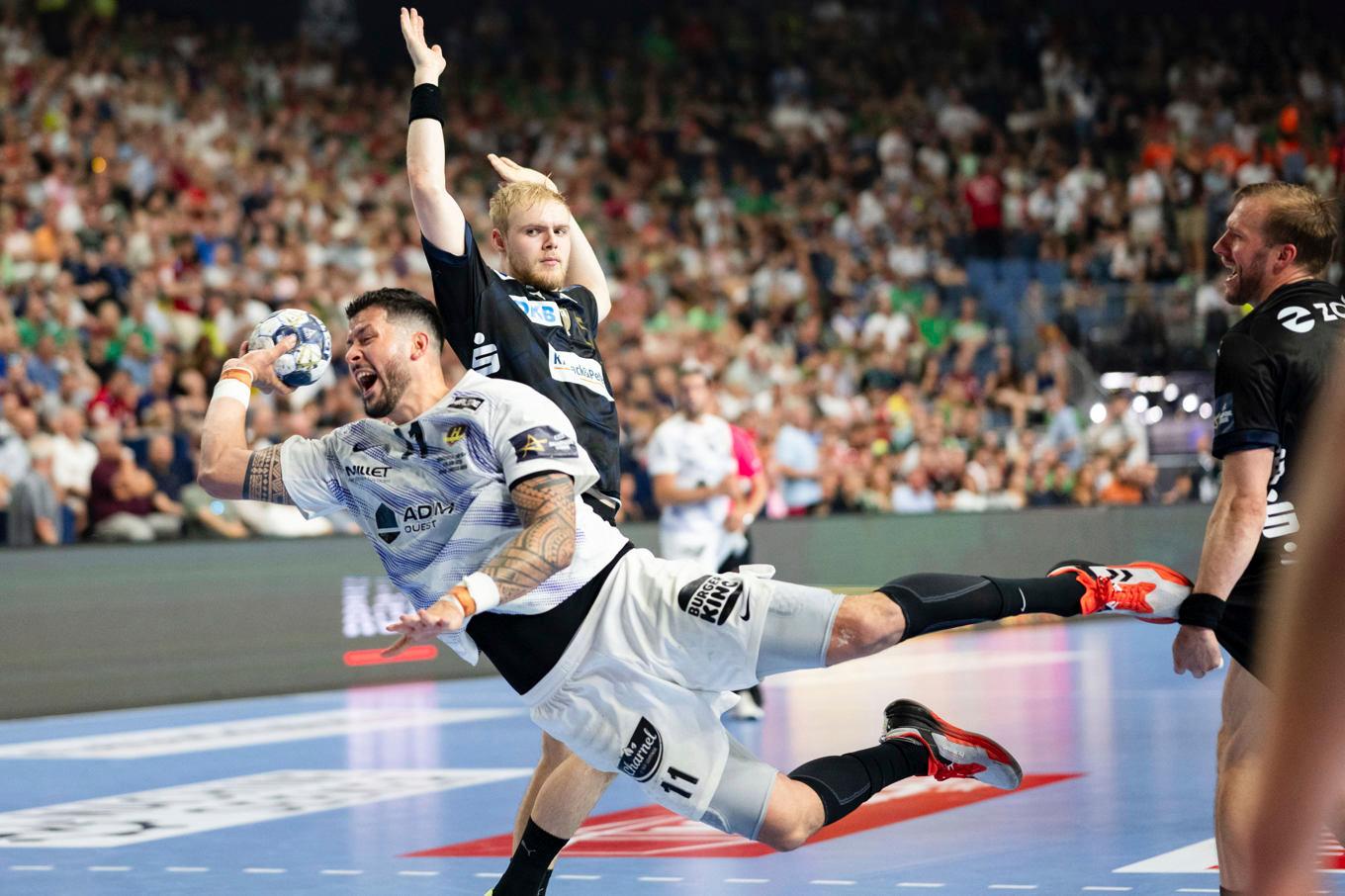 Füchse Berlin avancerade till final i Champions League efter att ha besegrat Nantes. Foto: Marius Becker/DPA via AP