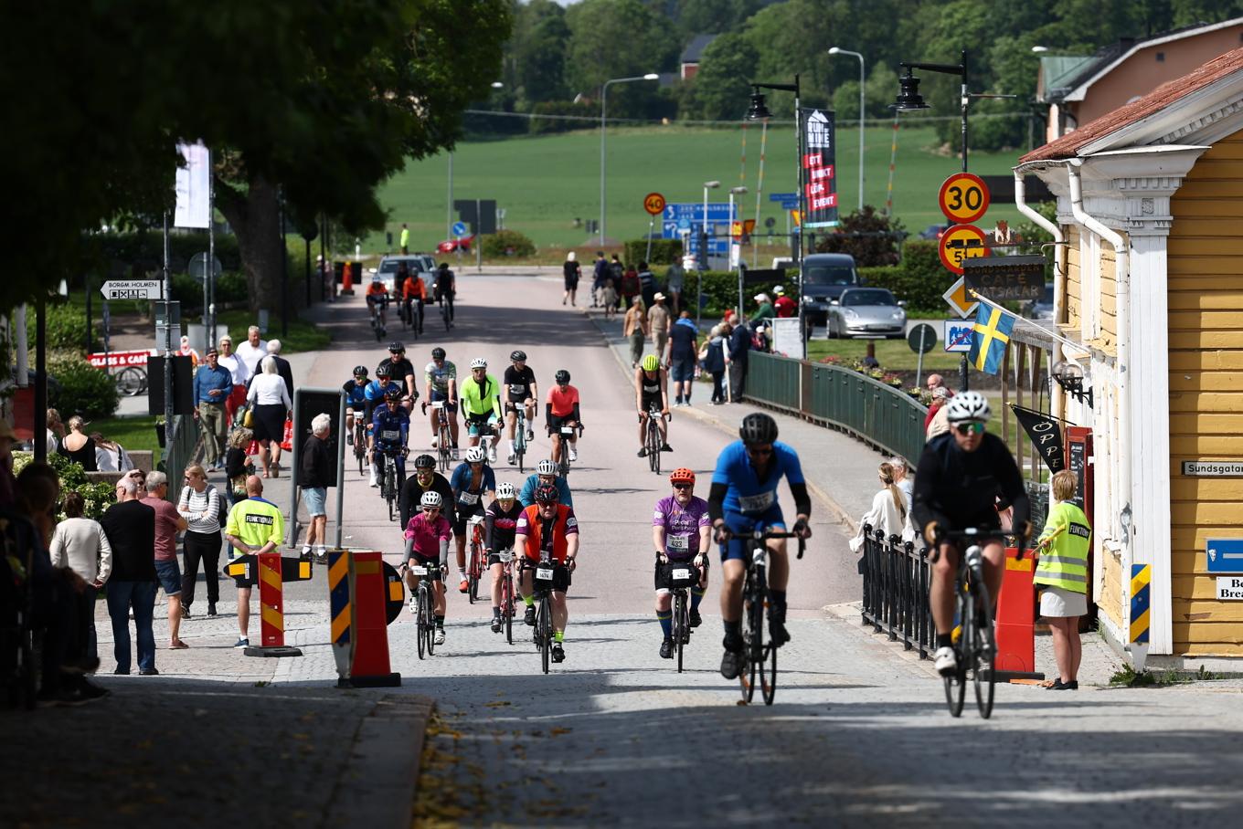 Vätternrundan pågår 13-14 juni. Bild från 2024. Foto: Jeppe Gustafsson/TT