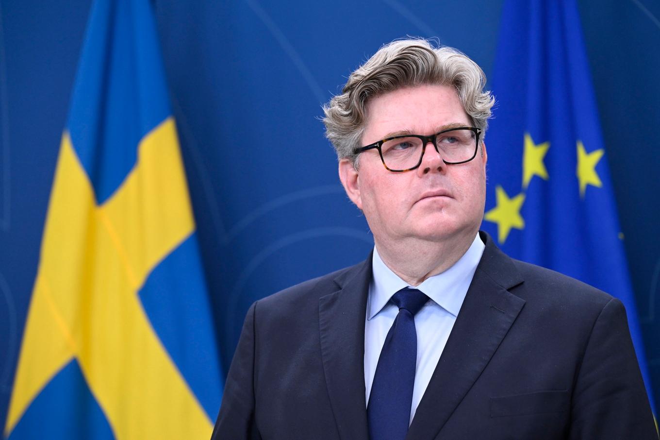 Justitieminister Gunnar Strömmer (M). 
Arkivbild. Foto: Jessica Gow/TT