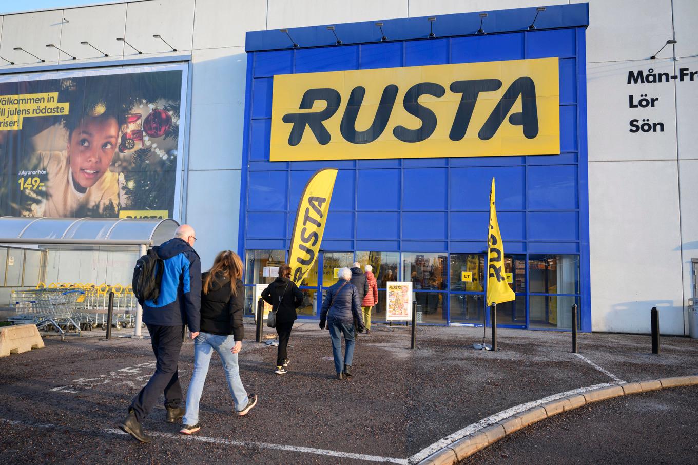 Rusta i Kungens Kurva, Stockholm. Foto: Jessica Gow/TT
