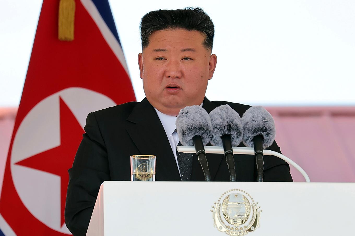 Nordkoreas ledare Kim Jong-Un på en bild tagen i staden Rason i förra veckan. Foto: KCNA/Korea News Service via AP/TT