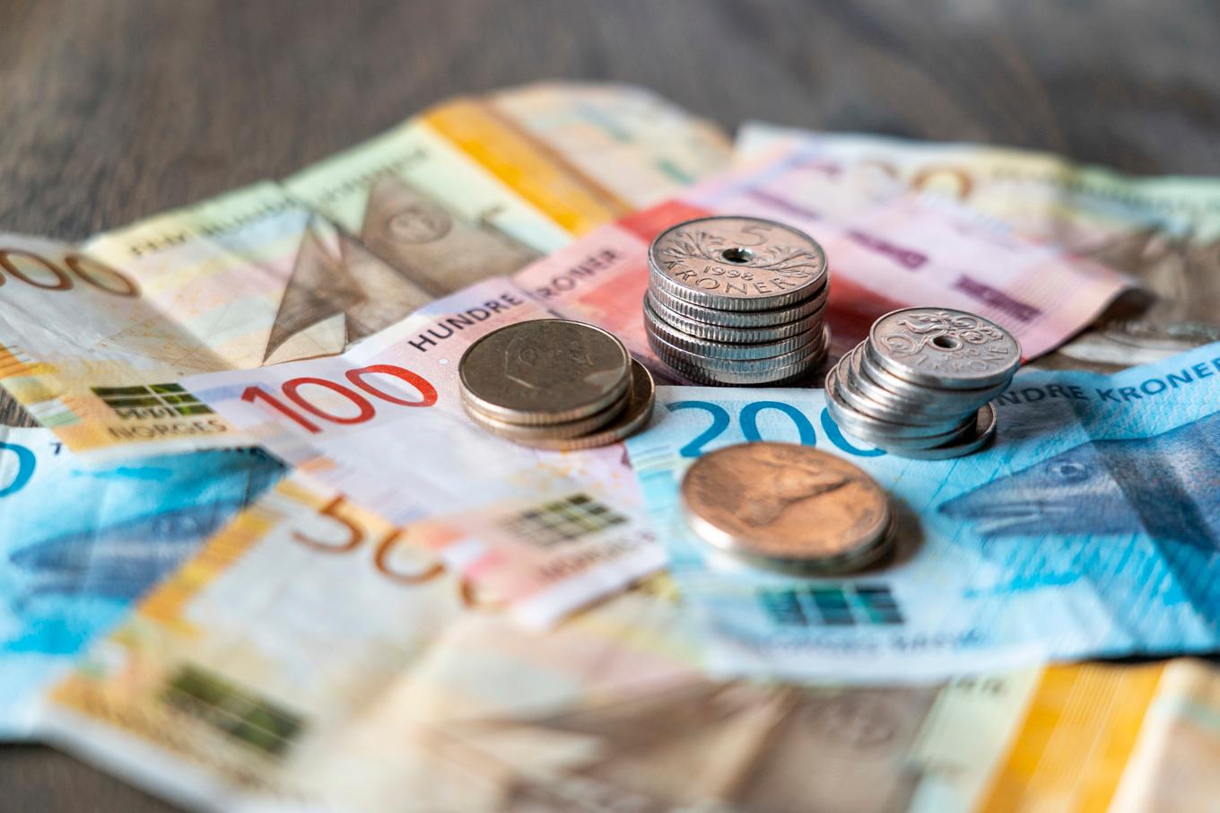 Tre gånger de vanliga pengarna blir många norska kronor. Genrebild. Foto: Gorm Kallestad/NTB/TT