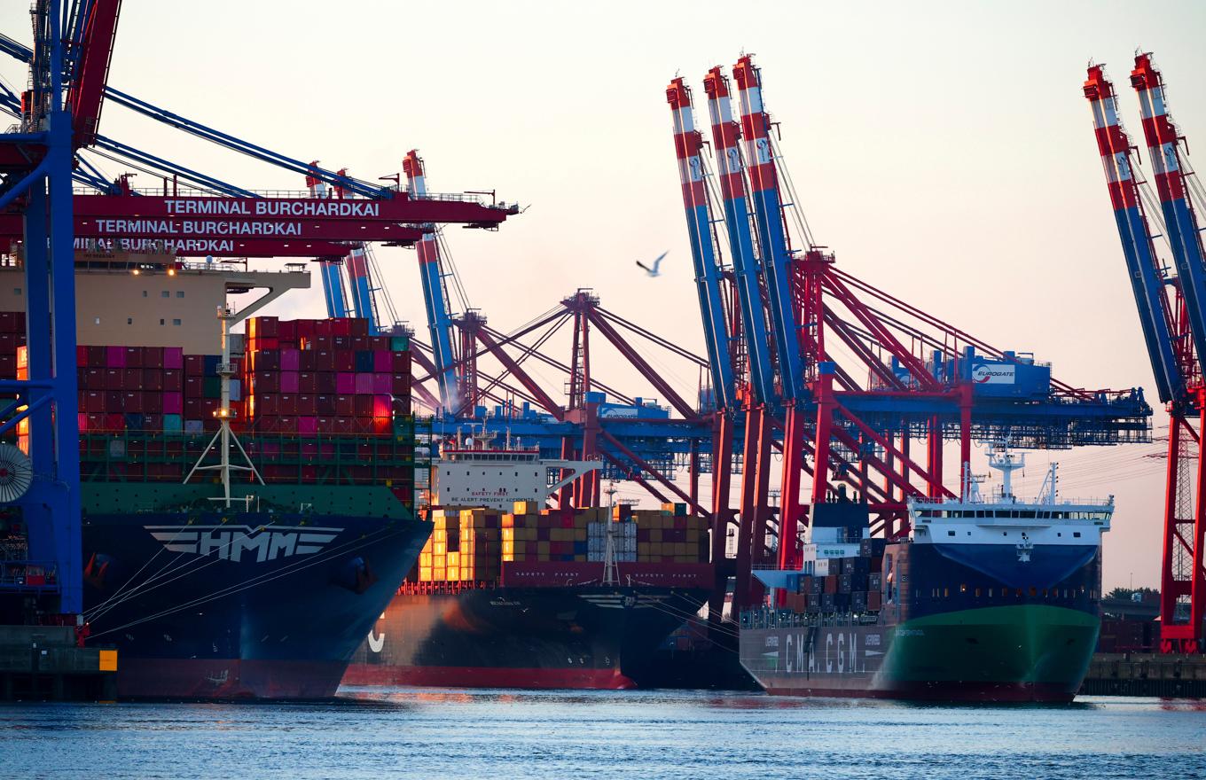 Kokainet planerades att smugglas från South Hampton i Storbritannien till hamnen i tyska Hamburg. Arkivbild. Foto: Christian Charisius/AP/TT