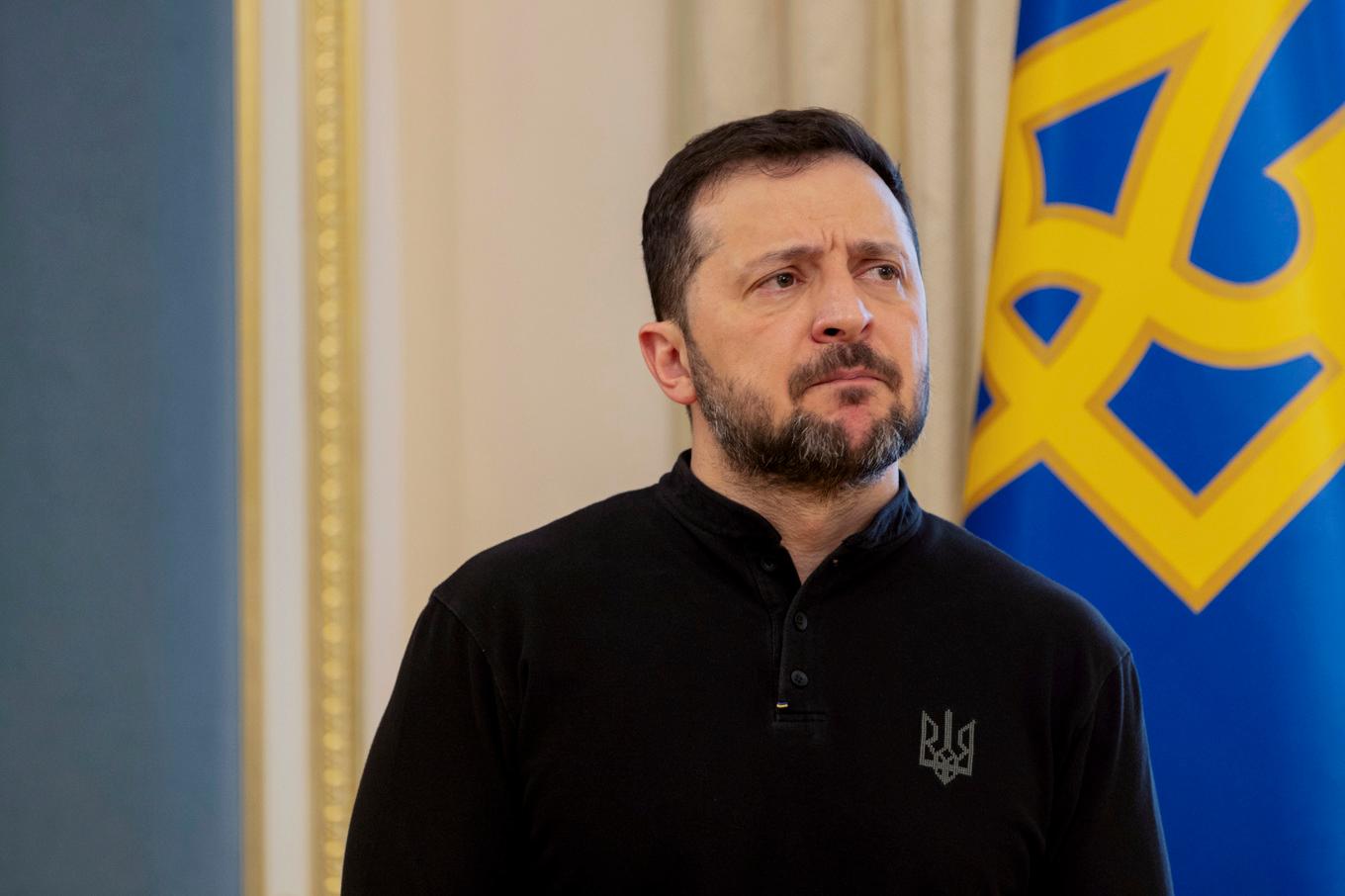 Ukrainas president Volodymyr Zelenskyj. Arkivbild. Foto: Tetiana Dzhafarova/AP/TT