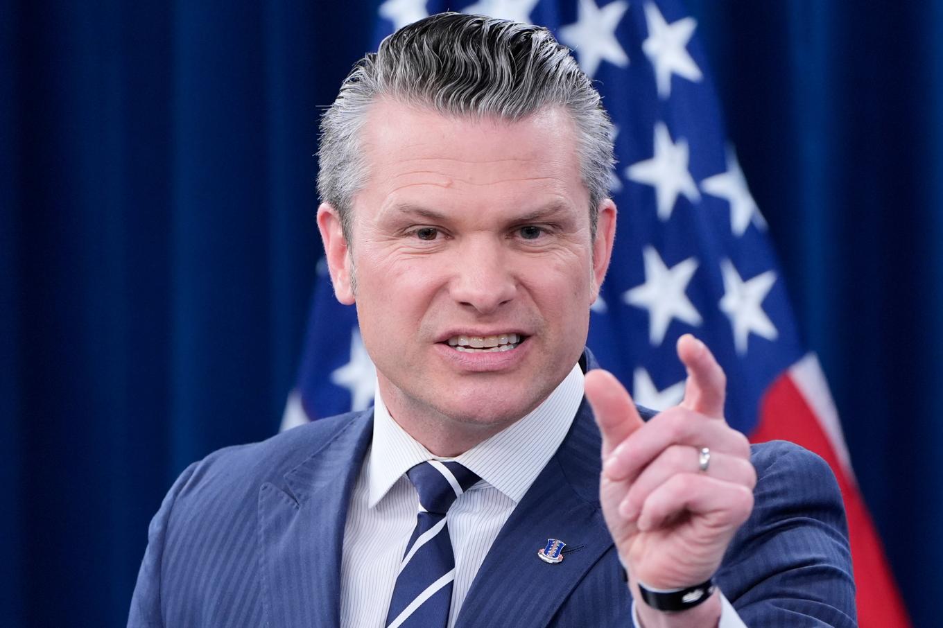 Försvarsminister Pete Hegseth. Foto: Alex Brandon/AP/TT
