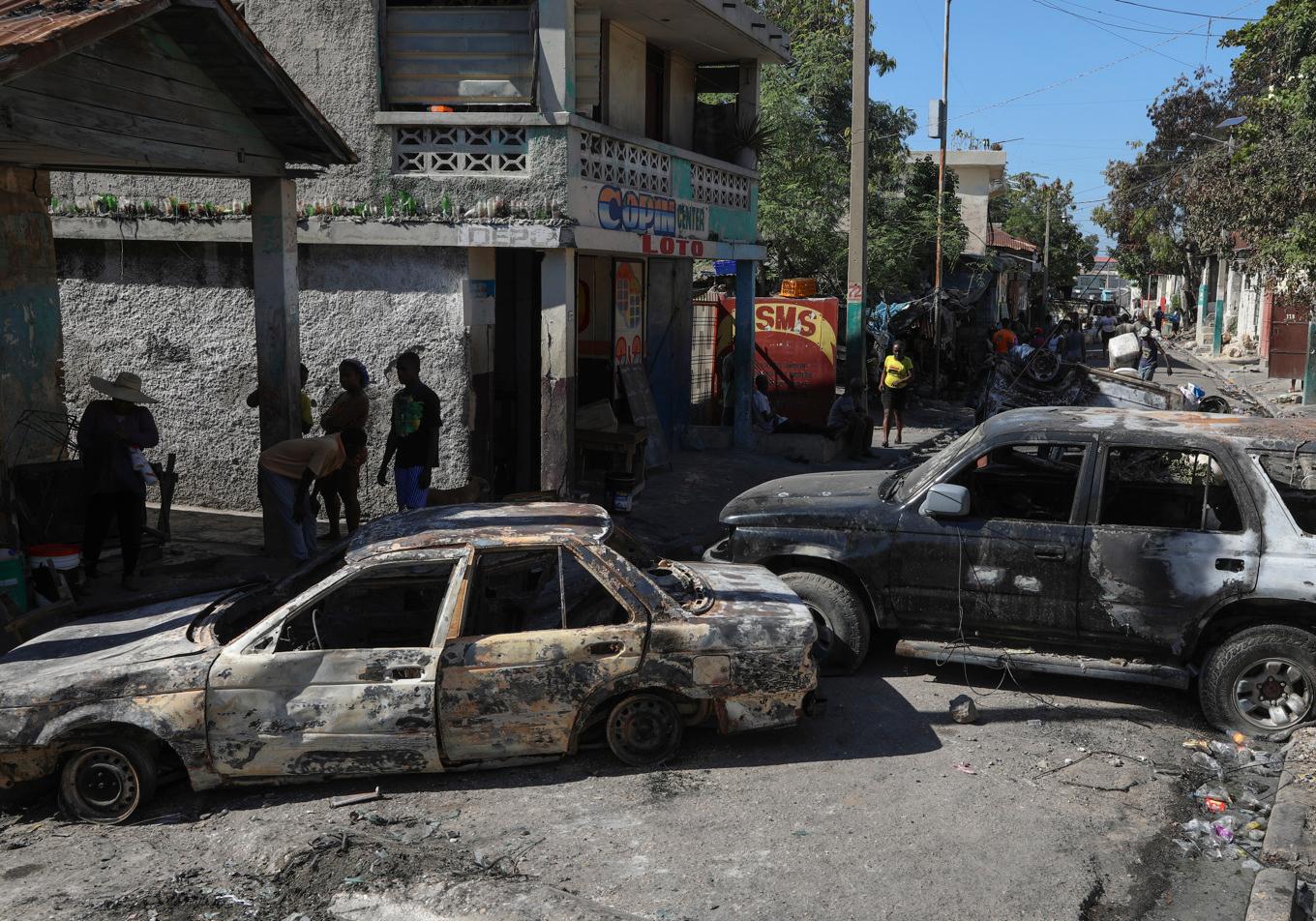 Kriminella grupper utövar våld för att hålla kontroll över stora delar av Haiti och dess huvudstad Port-au-Prince. Arkivbild. Foto: Odelyn Joseph/AP/TT