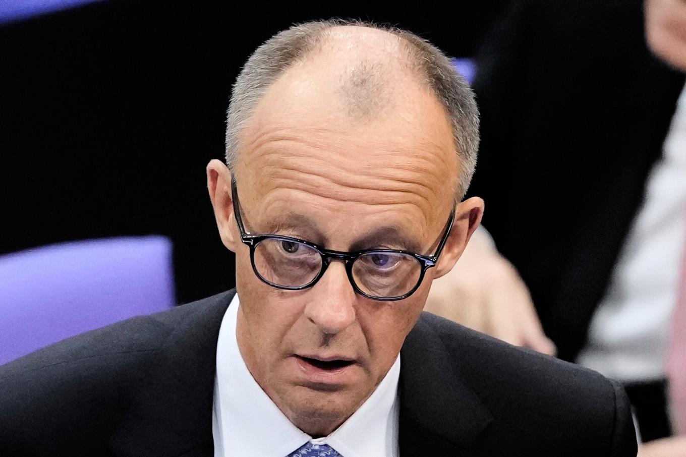 Förbundskansler Friedrich Merz höjer ribban för statlig upplåning Foto: Markus Schreiber AP/TT