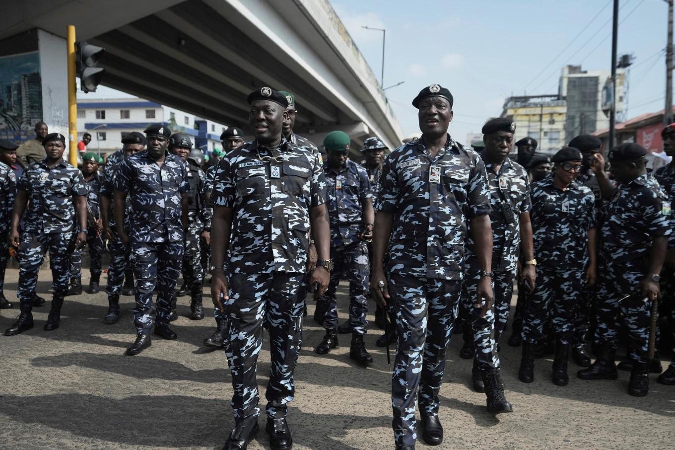 Nigeriansk polis. Arkivbild. Foto: Sunday Alamba/AP/TT
