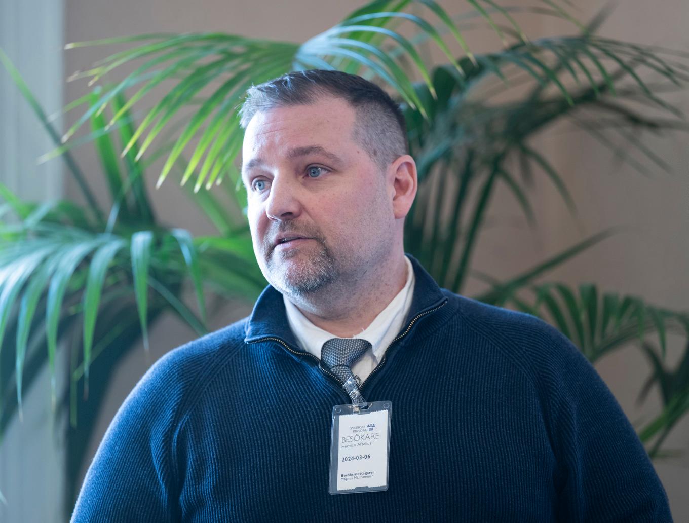 PFAS-föreningens ordförande Herman Afzelius anser att staten försöker slingra sig undan ansvaret. Arkivbild. Foto: Fredrik Sandberg/TT
