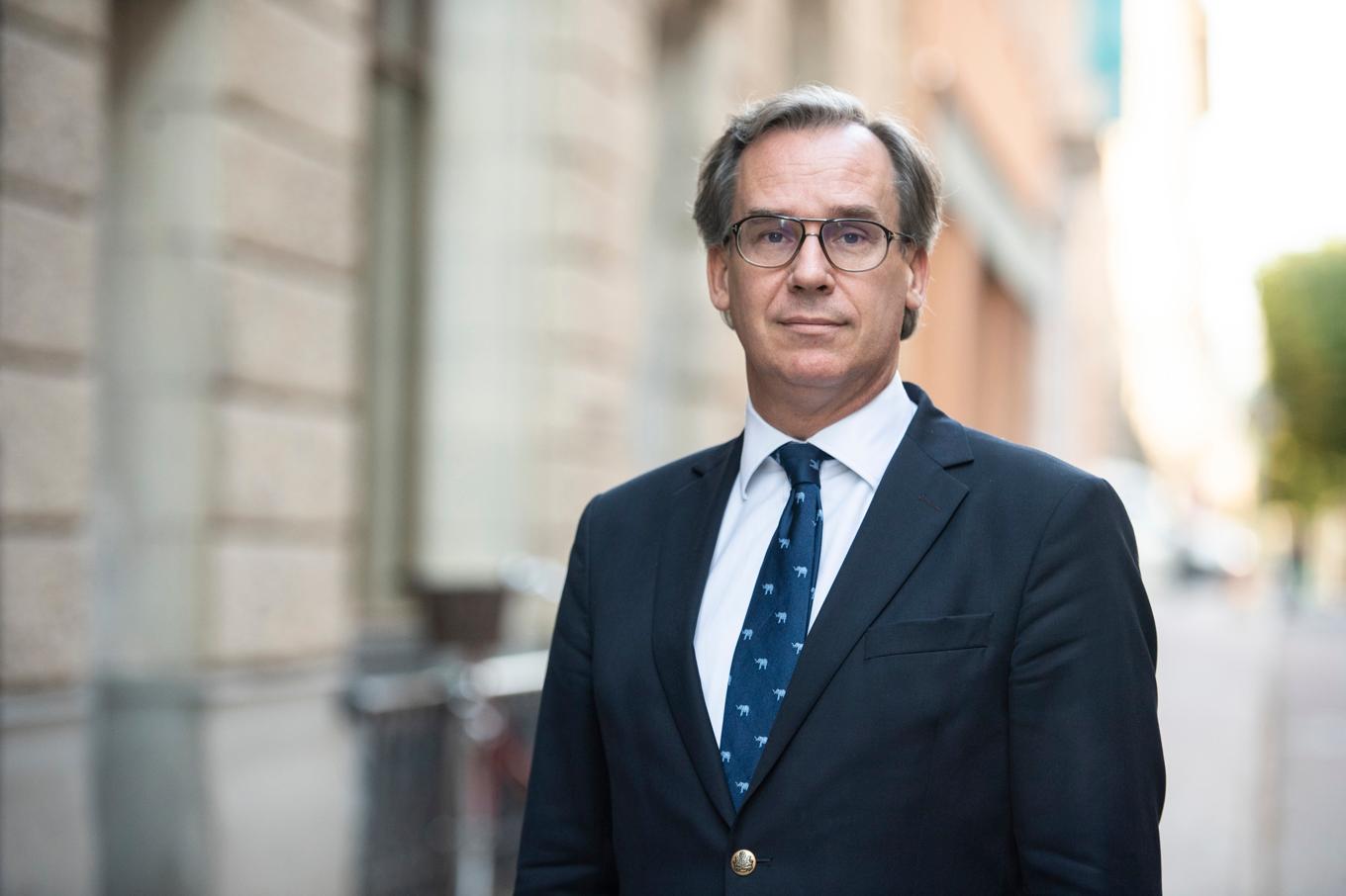 Håkan Jevrell avgår som statssekreterare för utrikeshandelsminister Benjamin Dousa (M). Arkivbild. Foto: Amir Nabizadeh/TT