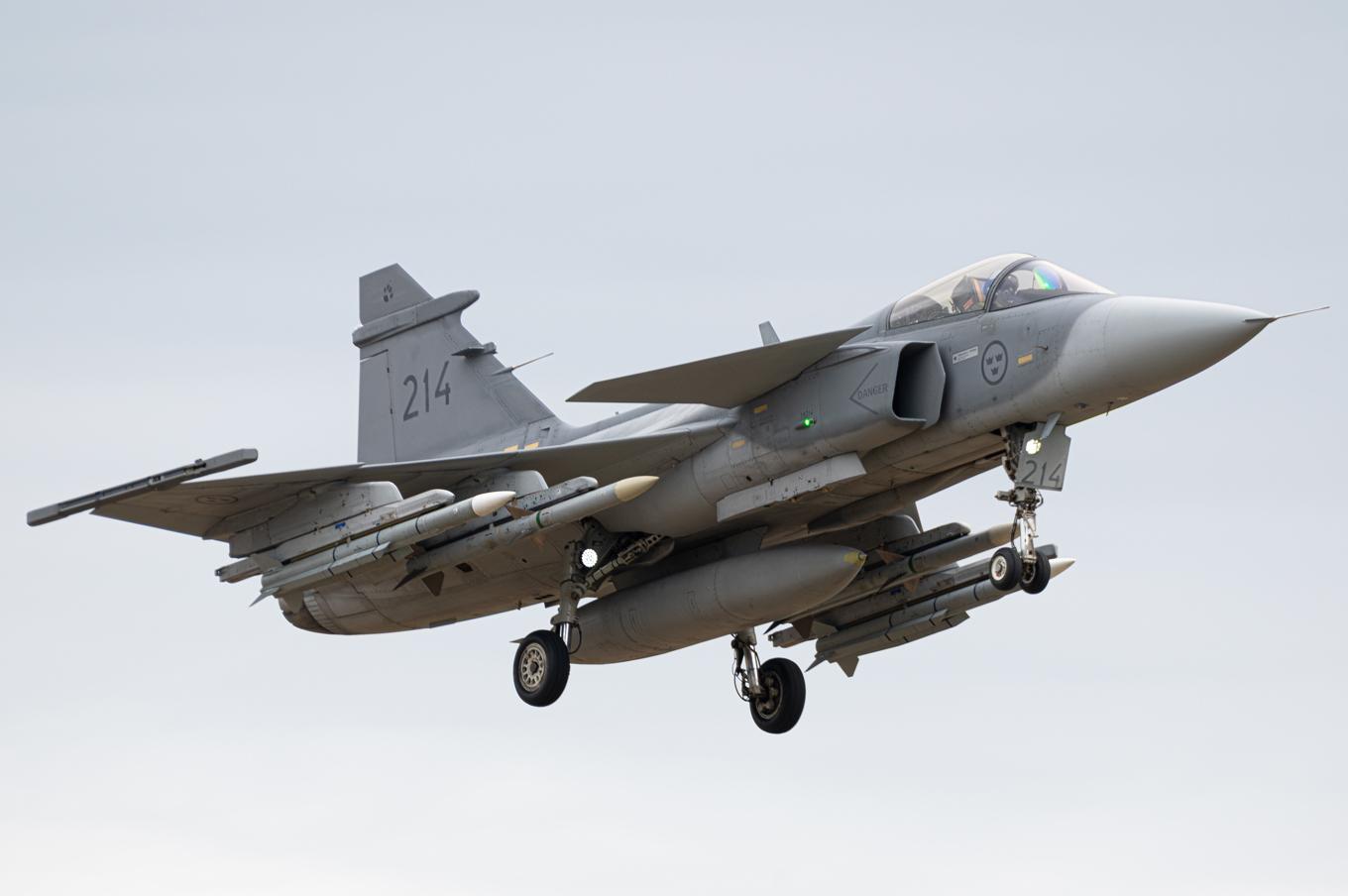 Peru väntas köpa Jas Gripen-plan av Saab. Arkivbild. Foto: Melcher Ekströmer/TT
