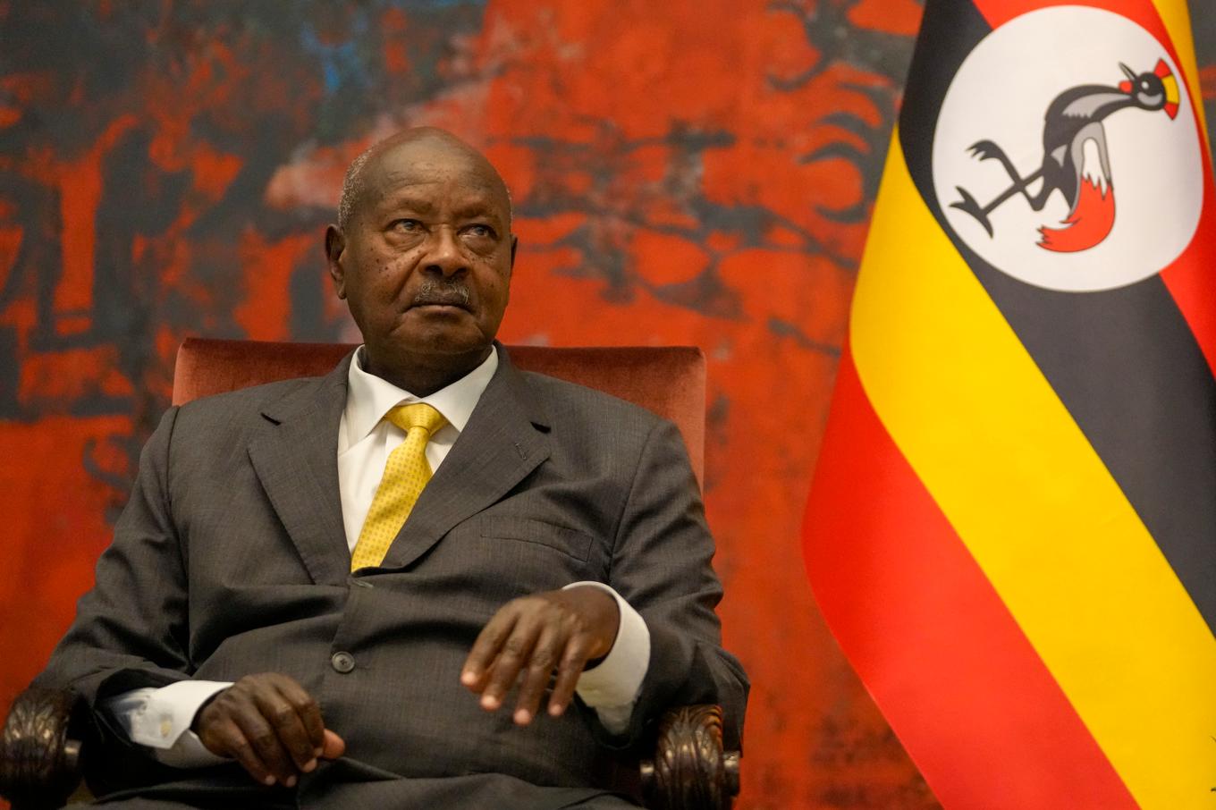 Ugandas president Yoweri Museveni. Arkivbild. Foto: Darko Vojinovic/AP/TT