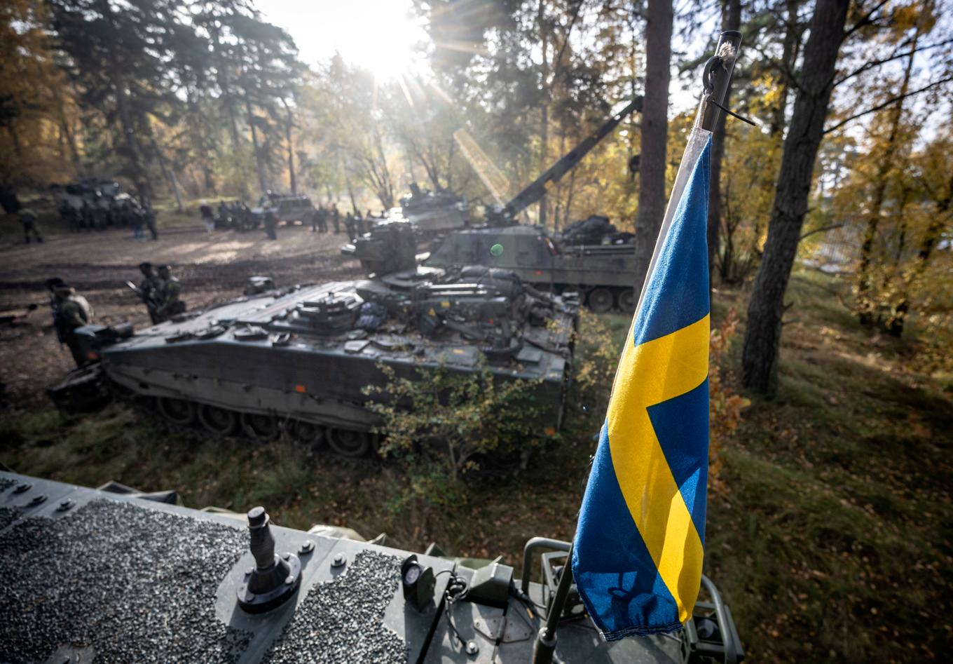 Dyrare försvarsutrustning riskerar att äta upp de ökade anslagen, enligt Försvarsmaktens operationsledningschef. Arkivbild. Foto: Johan Nilsson/TT