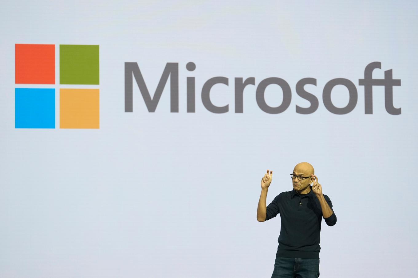 Microsofts vd Satya Nadella. Arkivbild Foto: Charles Rex Arbogast/AP/TT