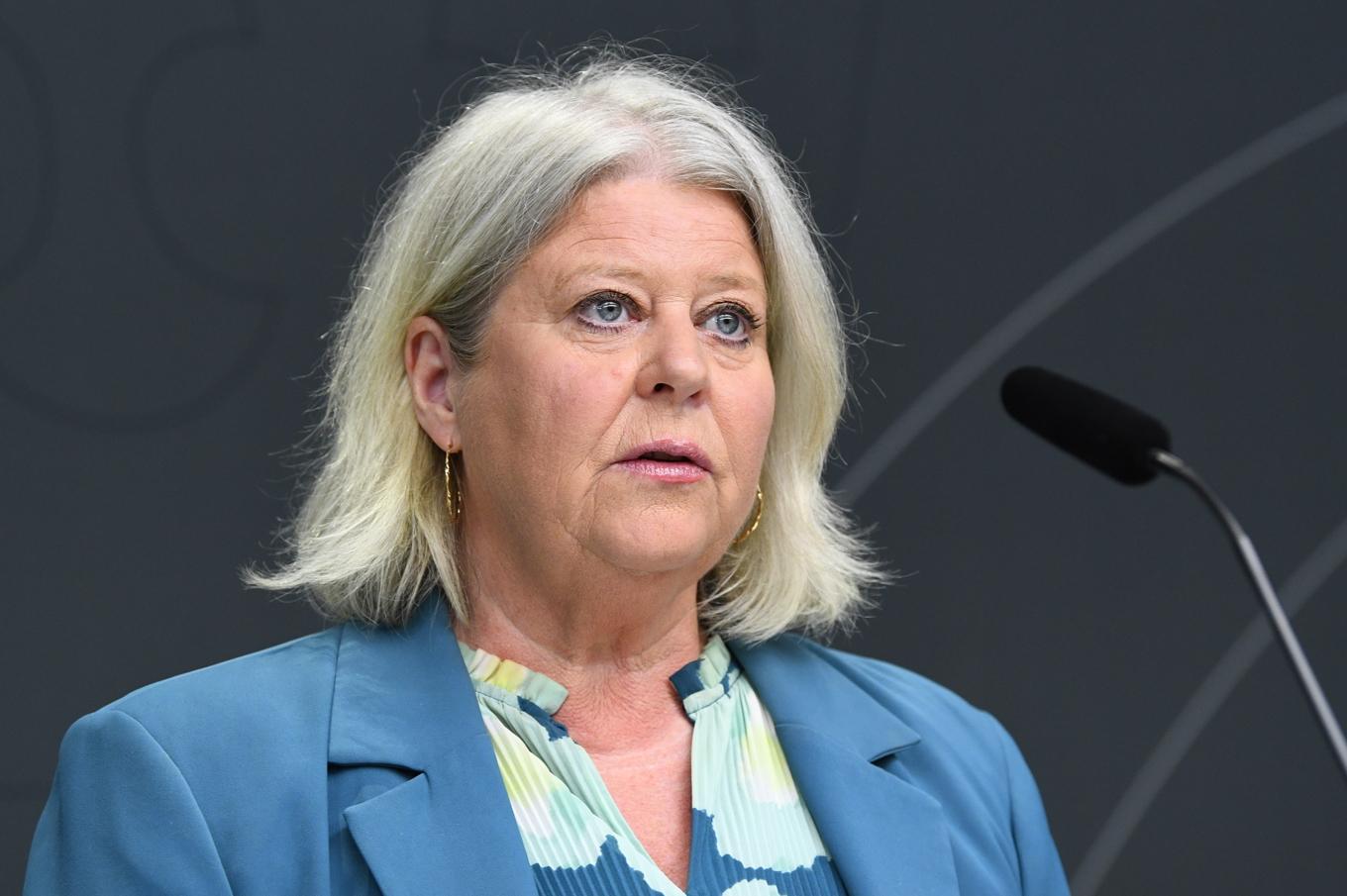 Socialtjänstminister Camilla Waltersson Grönvall (M). Arkivbild Foto: Lars Schröder/TT