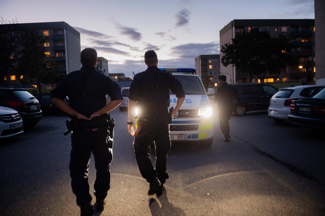 Det har blivit fler uniformerade poliser på gator och torg, enligt polisen. Arkivbild. Foto: Vilhelm Stokstad/TT
