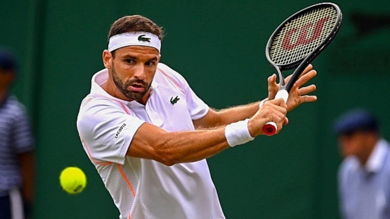 Det allra första slag Grigor Dimitrov fick lära sig var backhandslice, enligt Epoch Times sportchef Jonas Arnesen tennisens vackraste slag. Foto: Mike Hewitt/Getty Images