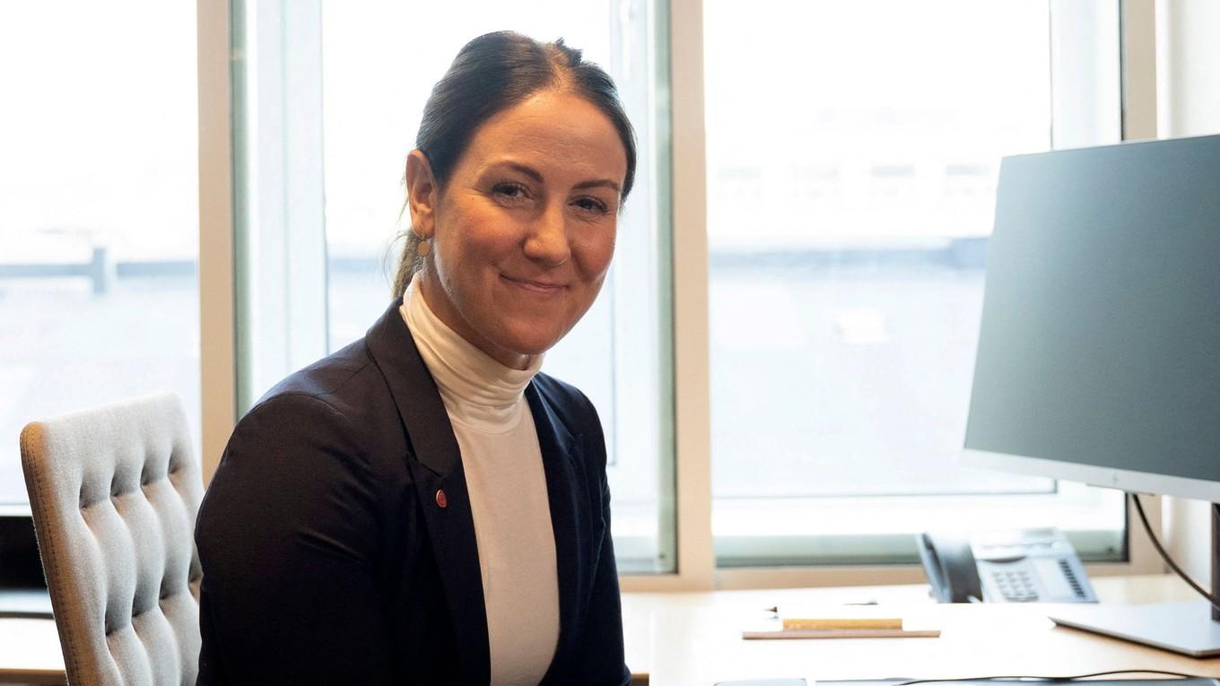 Den norska arbetsmarknads- och integrationsministern Tonje Brenna. Foto: Ali Zare/NTB/AFP via Getty Images