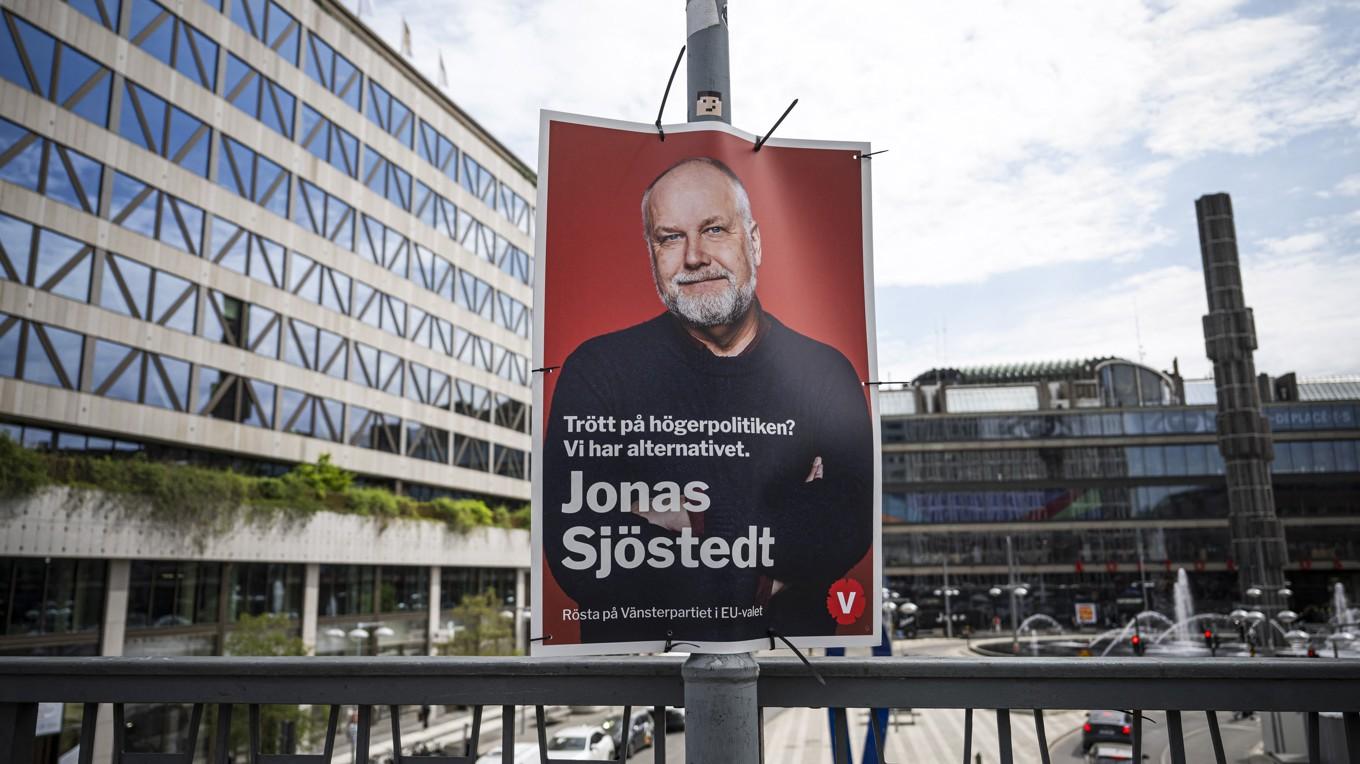 Europaparlamentarikern Jonas Sjöstedt har inte deklarerat korrekt. Foto: Jonathan Näckstrand/AFP via Getty Images