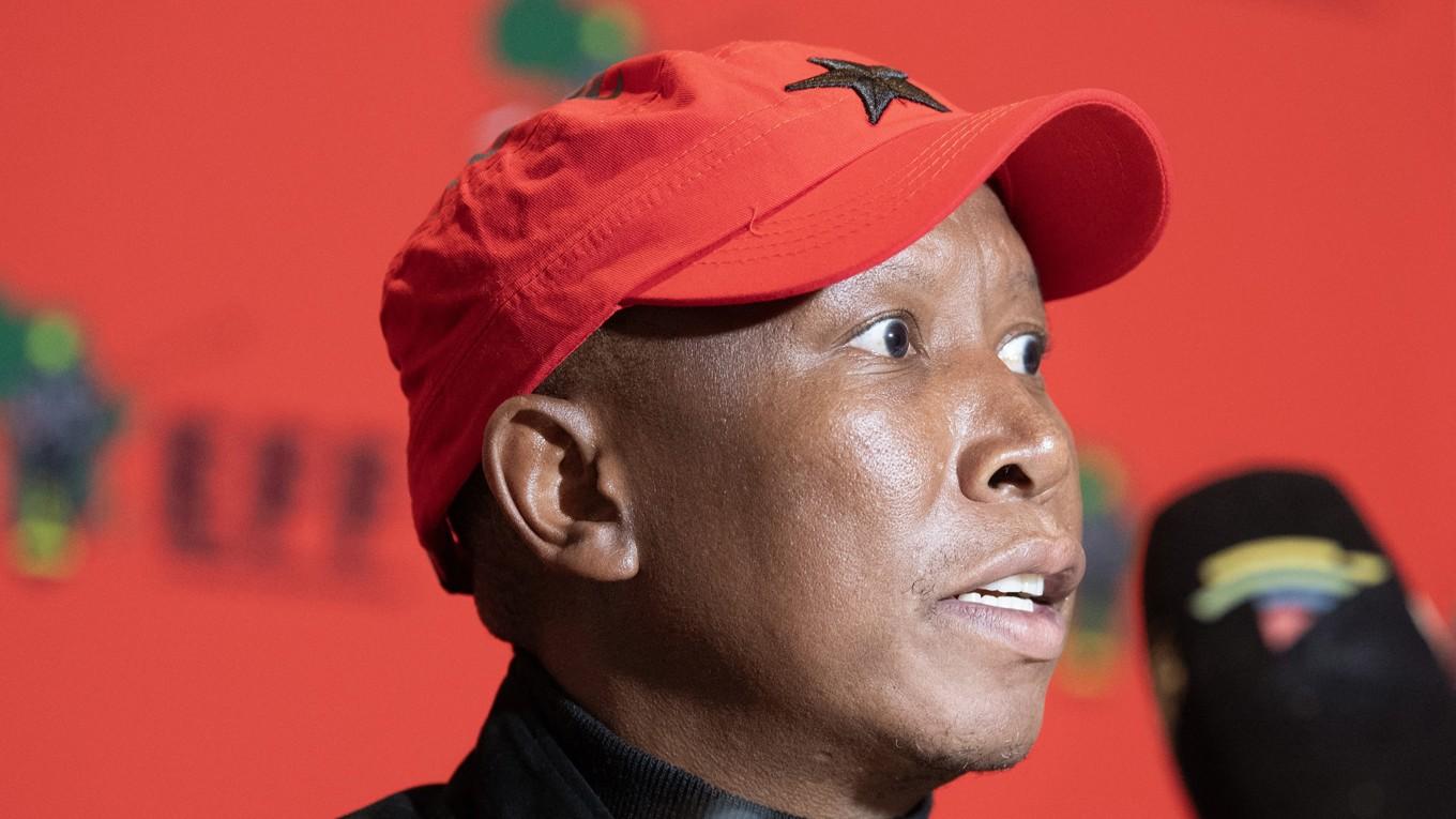 Den sydafrikanske politikern Julius Malema. Foto: Rodger Bosch/AFP via Getty Images