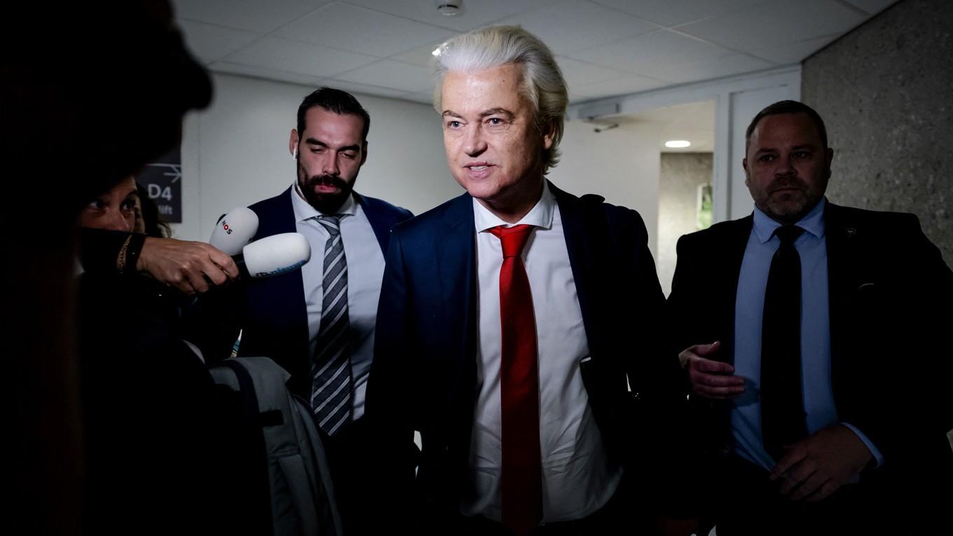 Geert Wilders, ledare för PVV. Foto: Robin van Lonkhuijsen/ANP/AFP via Getty Images