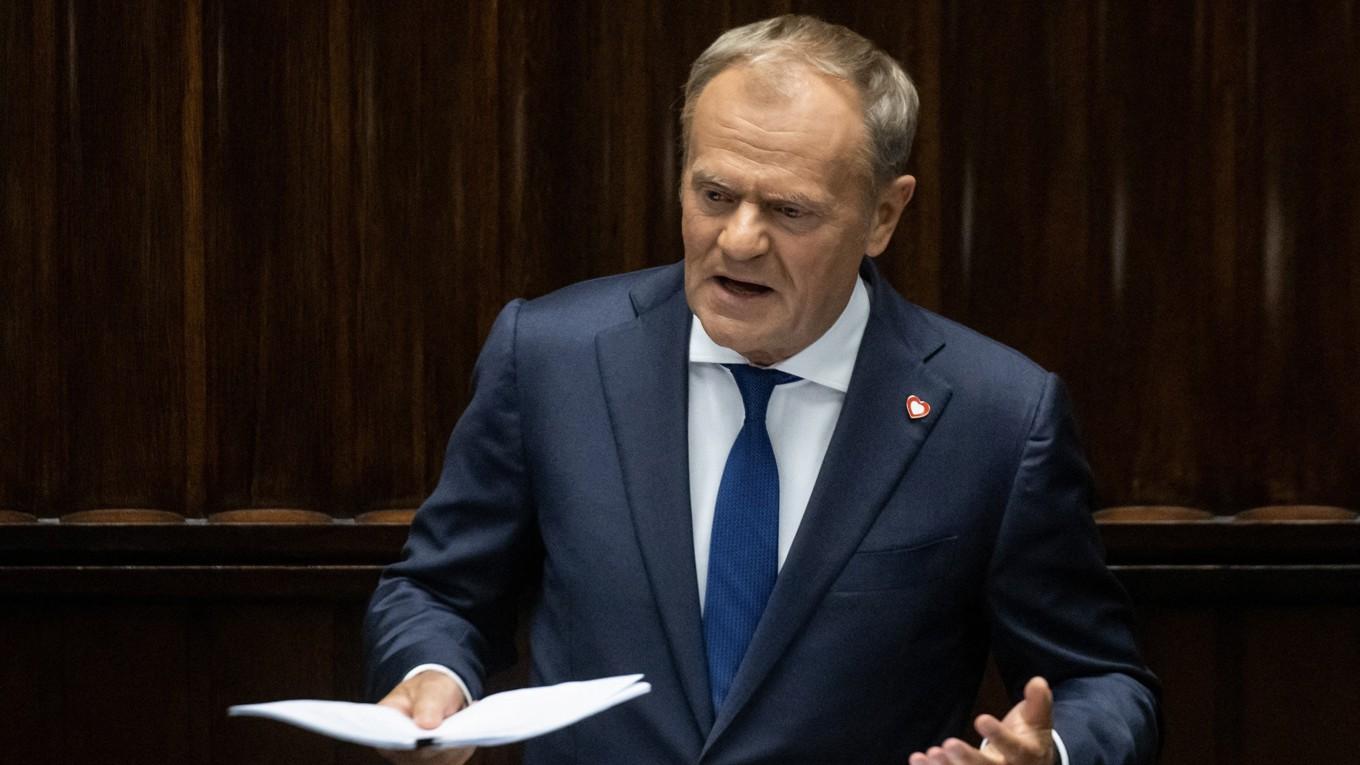 Den polske premiärministern Donald Tusk. Foto: Wojtek Radwanski/AFP via Getty Images