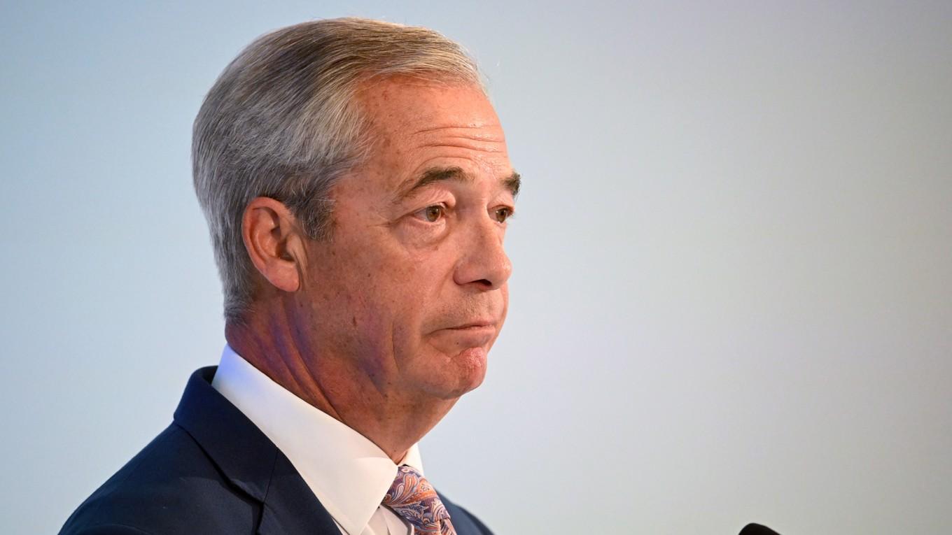Nigel Farage, ledare för Reform UK. Foto: Leon Neal/Getty Images