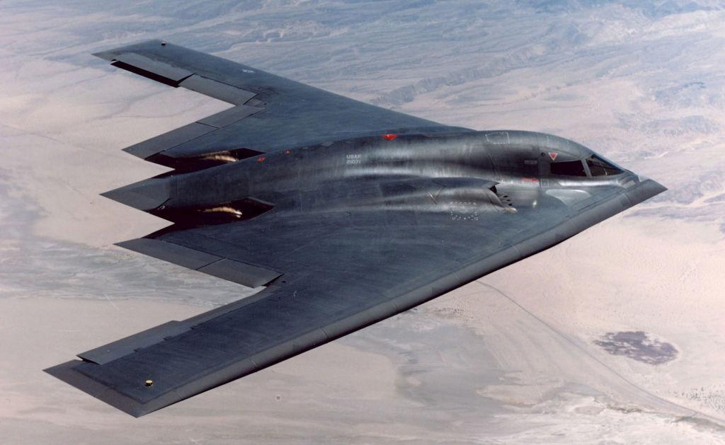 Amerikanska bombplan av typen B-2 genomförde uppdraget. Foto: Arkivbild/U.S. Air Force/Getty Image
