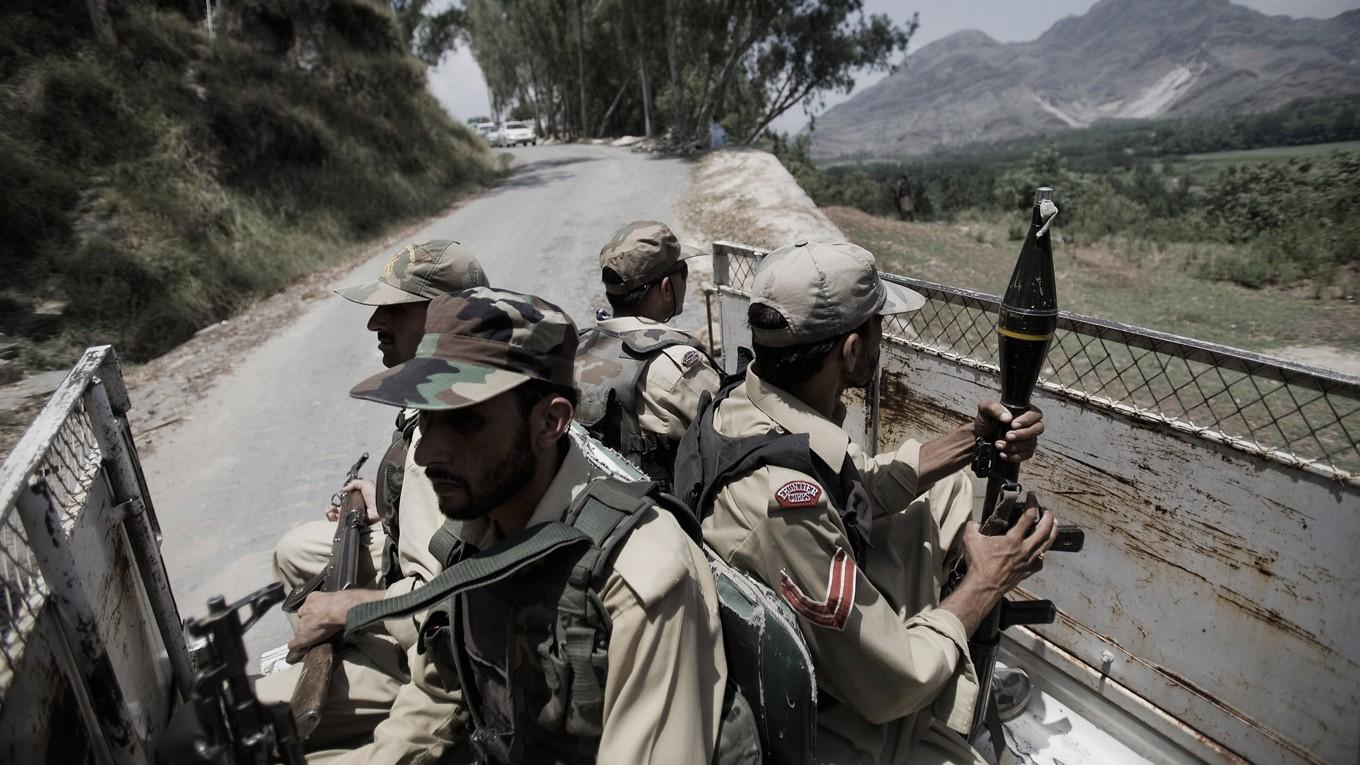 Pakistansk militär i Buner i Pakistan. Bilden är från en 16 juli 2009. Foto: Daniel Berehulak/Getty Images