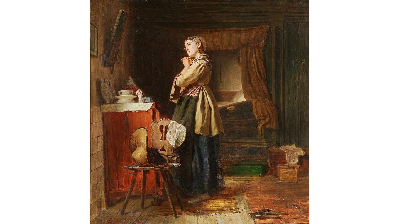 ”Flicka framför spegel” (1871). Foto: Public Domain
