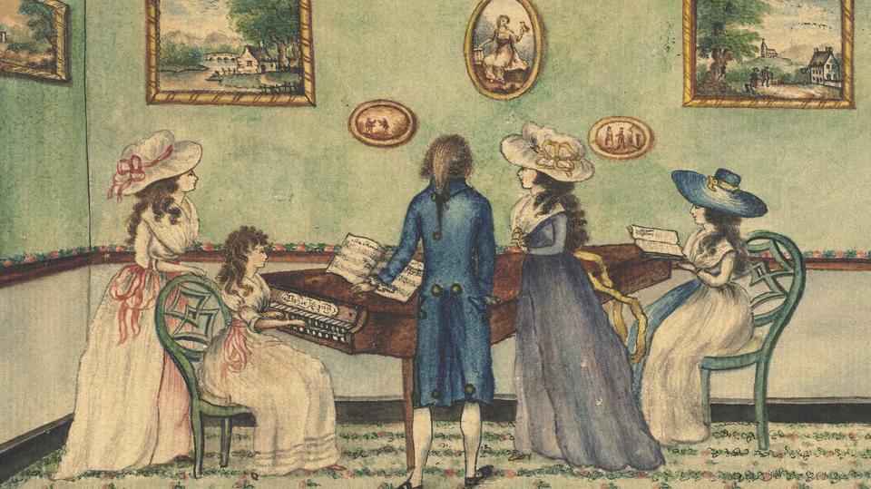 Klavikordet var ett instrument som användes i välbeställda personers hem på 1800-talet i Sverige. Tills pianot tog över mot slutet av 1800-talet.
Foto: Public Domain