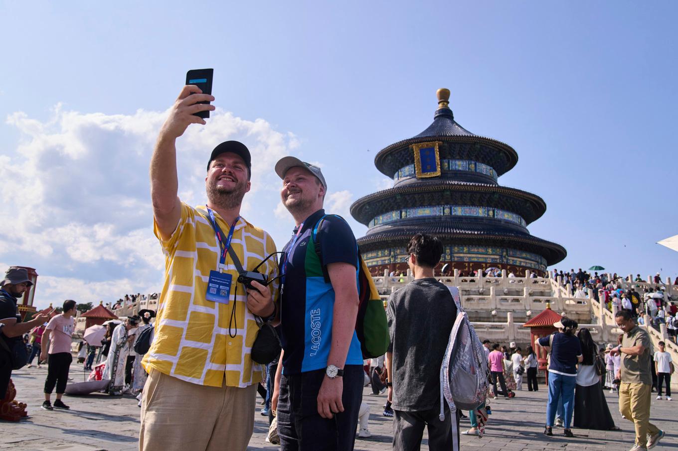 Lättade visumkrav har fått fart på turismen i Kina. Arkivbild. Foto: Andy Wong/AP/TT
