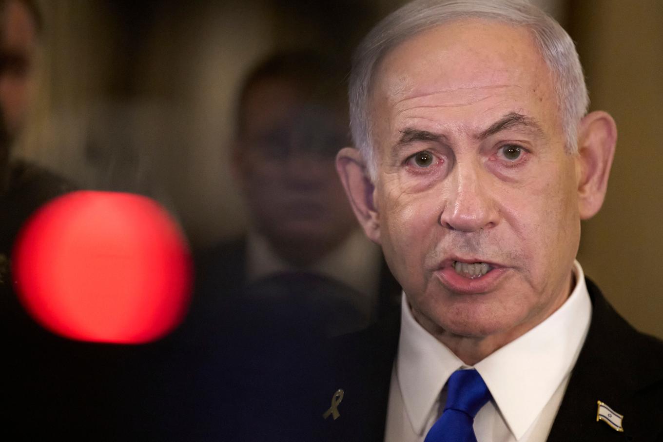 Israels premiärminister Benjamin Netanyahu i Washington. Foto: Jacquelyn Martin/AP/TT