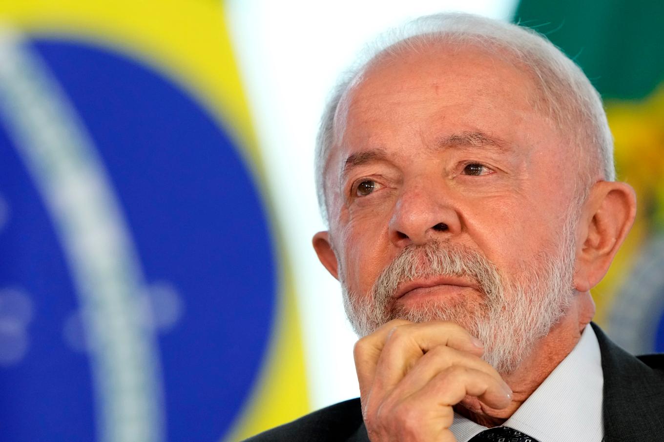 Brasiliens president Lula da Silva har svarat på Donald Trumps tullhot. Arkivbild. Foto: Eraldo Peres/AP/TT