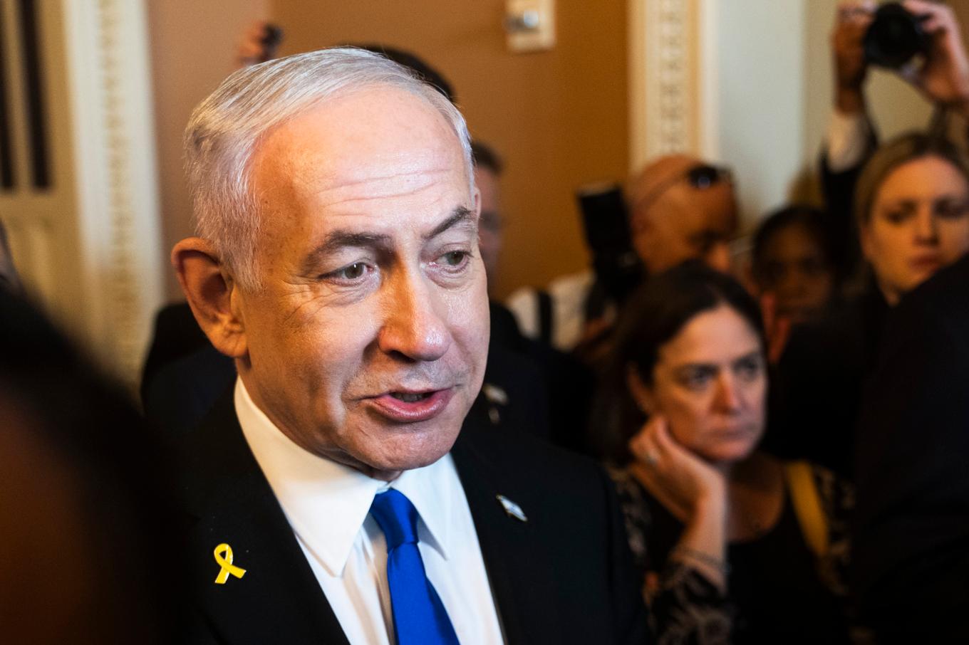 Israels premiärminister Benjamin Netanyahu har varit i USA hela veckan. Foto: Manuel Balce Ceneta/AP/TT