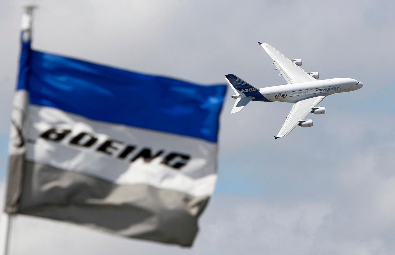 Flygplan från Boeing finns med på EU-kommissionens lista över möjliga svarstullar. Arkivbild. Foto: Francois Mori/AP/TT