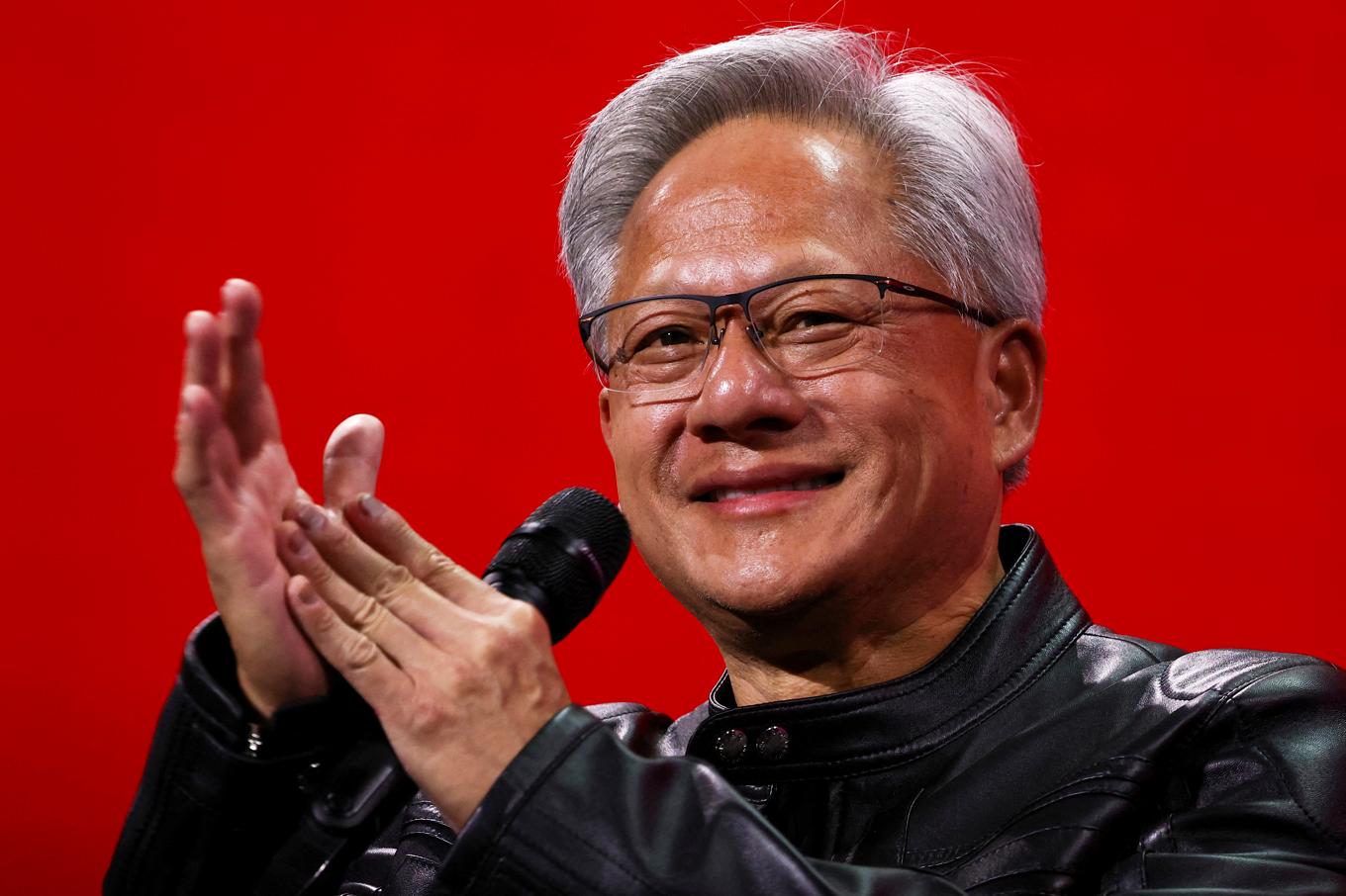 Nvidias vd Jensen Huang. Arkivbild Foto: Sarah Meyssonnier/AP/TT