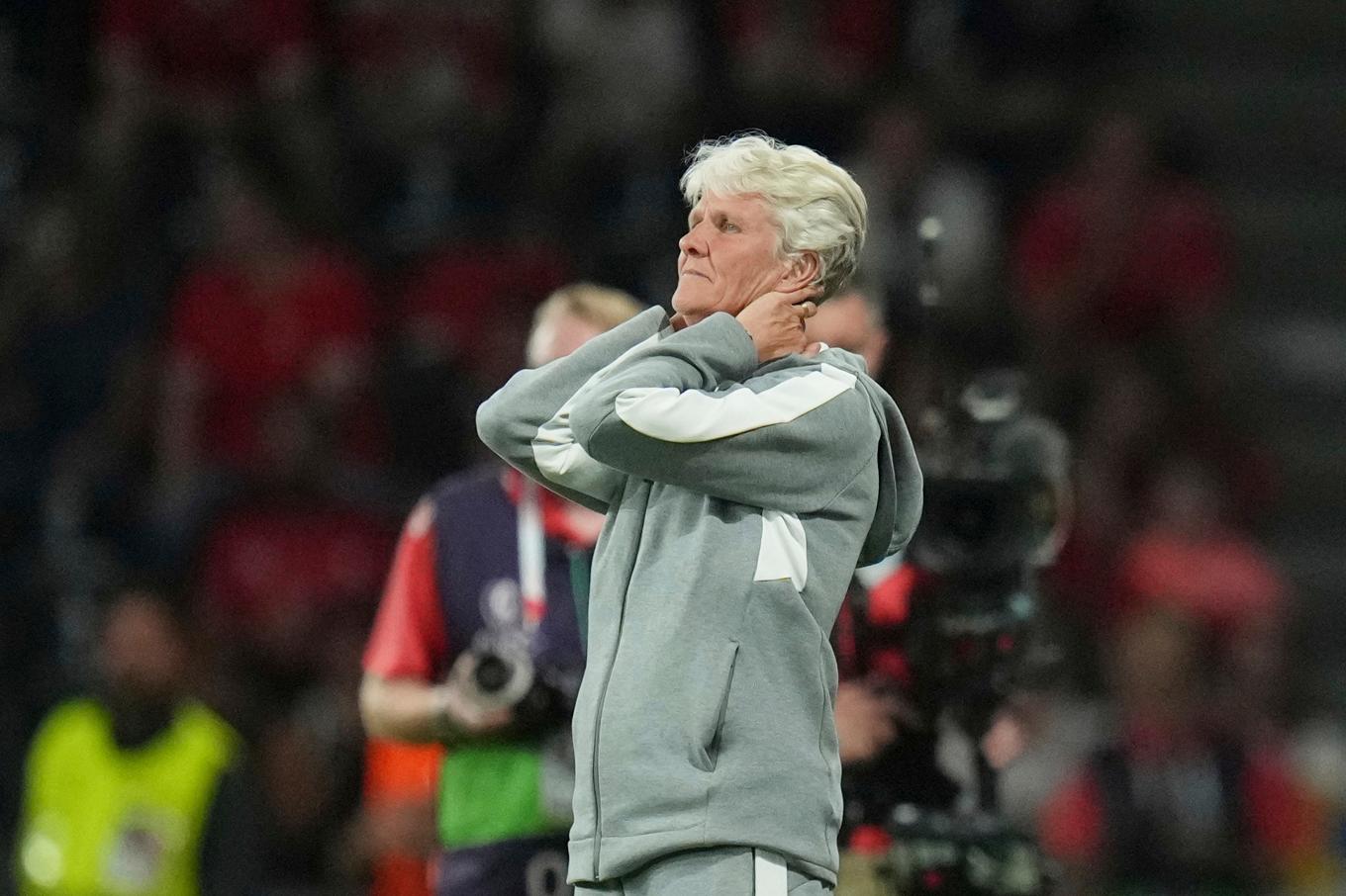 Pia Sundhages Schweiz har spelat klart i fotbolls-EM. Foto: Alessandra Tarantino/AP/TT