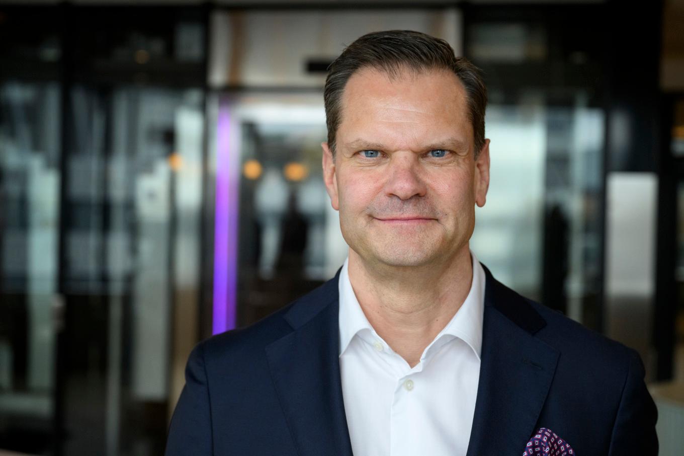 Telia, med vd Patrik Hofbauer, presenterar kvartalssiffror. Arkivbild Foto: Jessica Gow/TT
