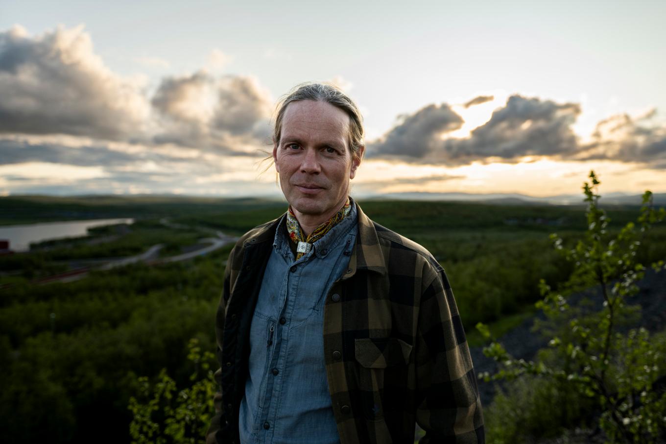 Om en gruva tillåts anläggas vid samebyns flyttled kommer samebyn tvingas upphöra med renskötsel, säger Gabna samebys ordförande Lars-Marcus Kuhmunen. Foto: Oscar Olsson/TT
