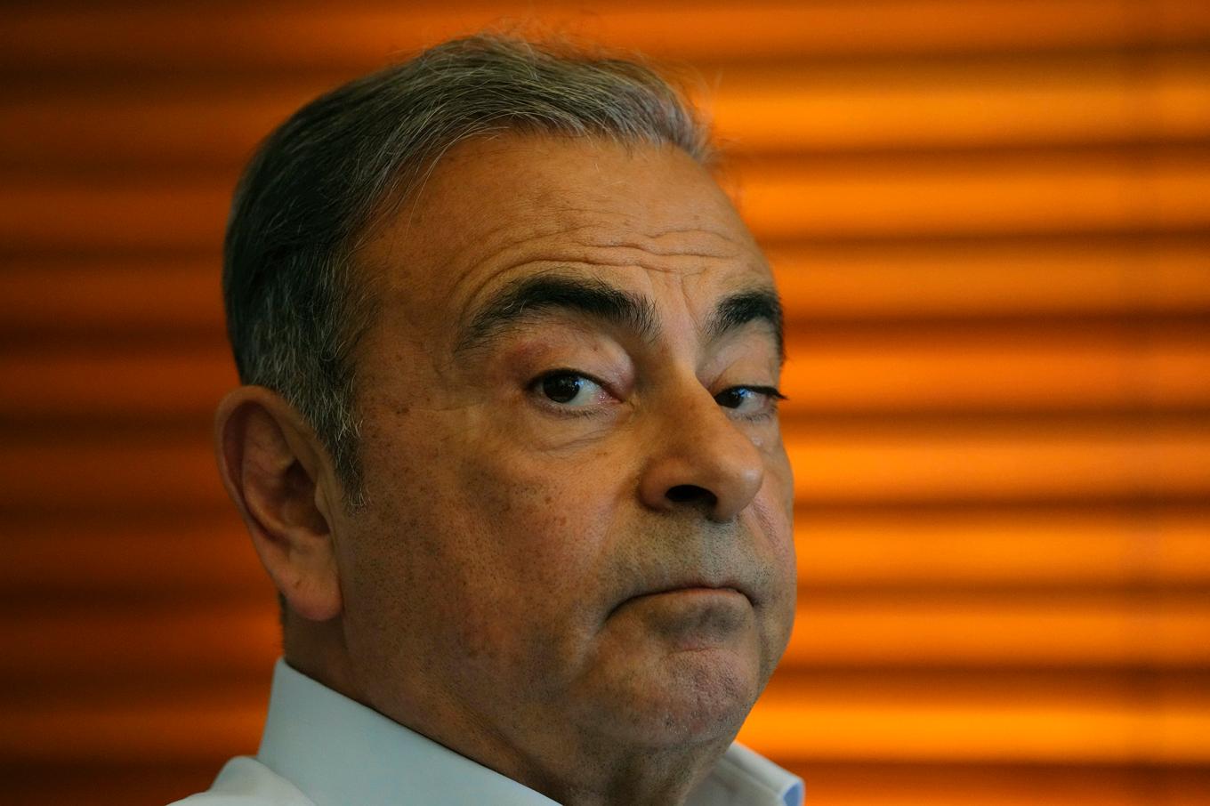 Carlos Ghosn, före detta vd och styrelseordförande för Renault-Nissan-gruppen, fotograferad i Beirut i juni 2023. Arkivbild. Foto: Hassan Ammar/AP/TT