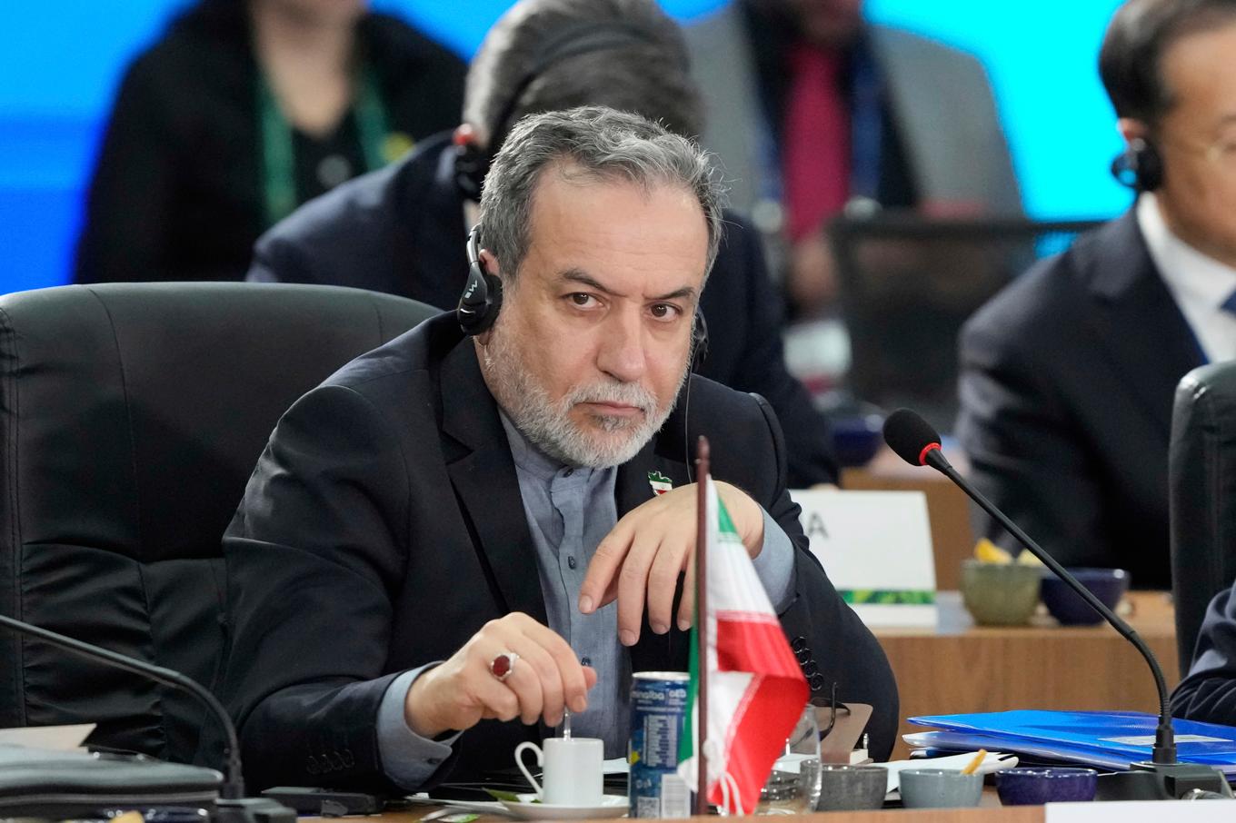 Irans utrikesminister Abbas Araghchi. Arkivbild. Foto: Eraldo Peres/AP/TT