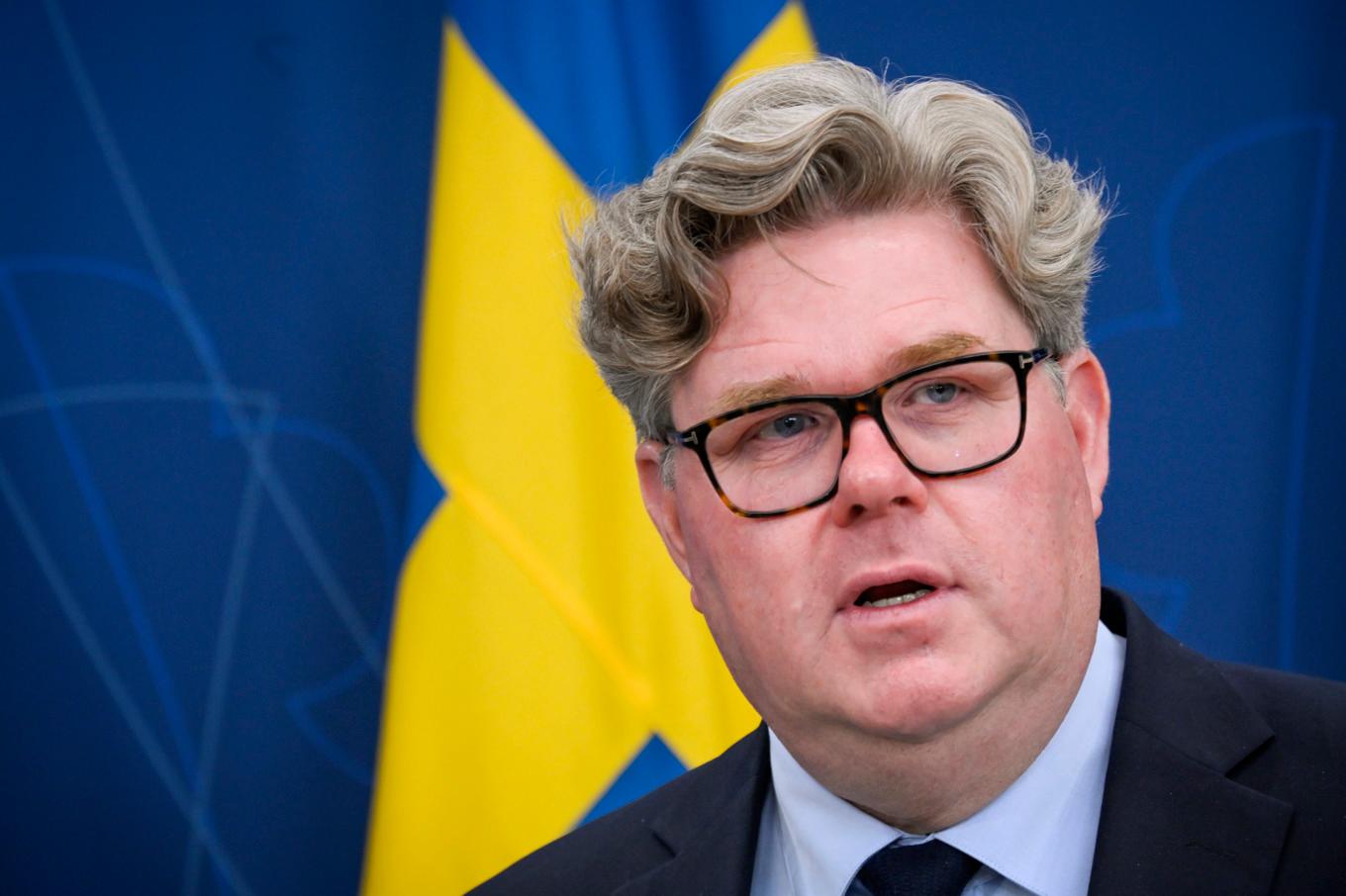 Justitieminister Gunnar Strömmer (M). Arkivbild Foto: Henrik Montgomery/TT