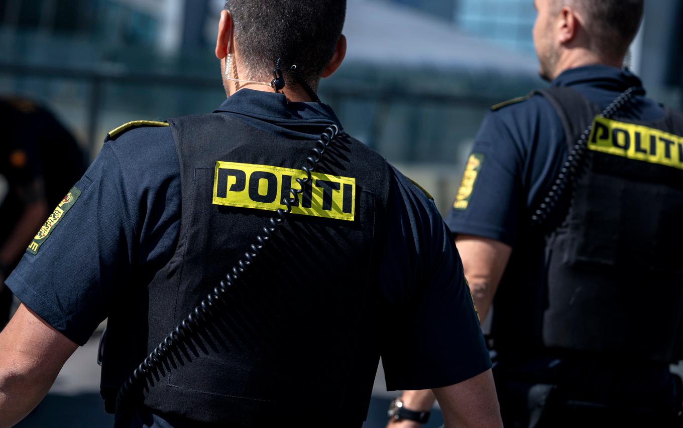 Dansk polis utreder ett bombhot mot TV2. Arkivbild. Foto: Johan Nilsson/TT