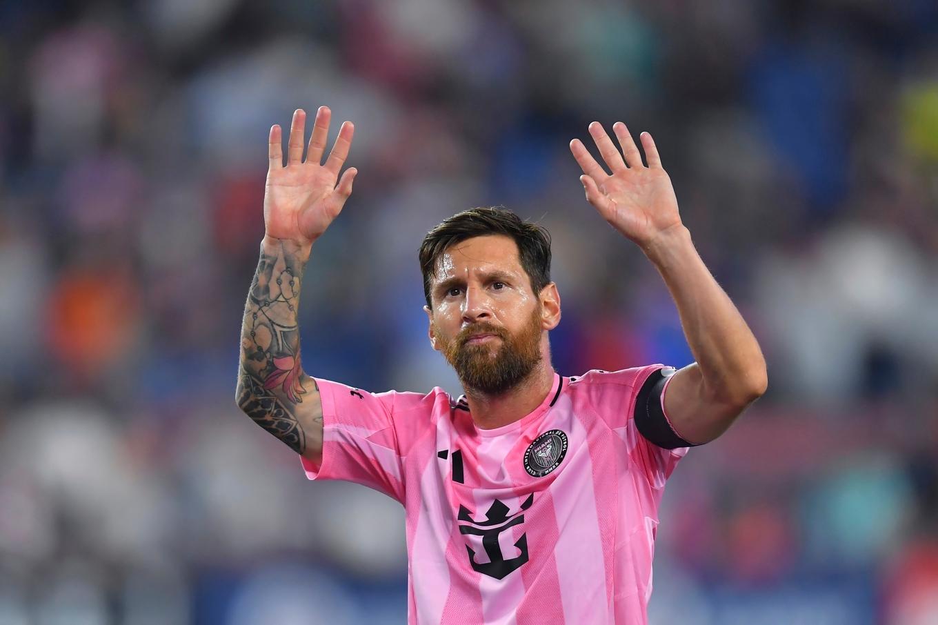 Lionel Messi får inte spela i kommande ligaomgång. Arkivbild. Foto: Steven Senne/AP/TT