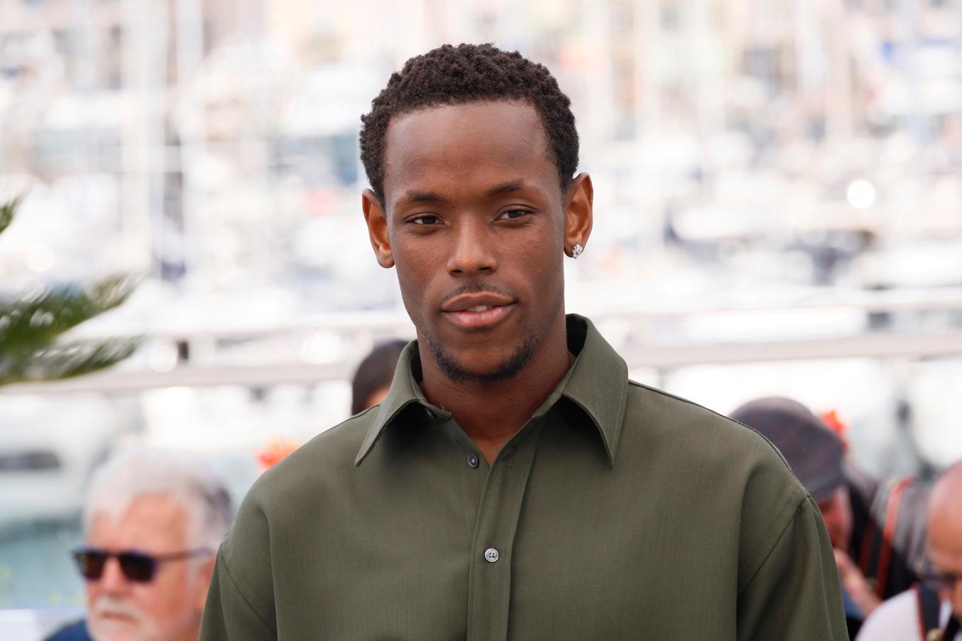 Micheal Ward vid filmfestivalen i Cannes i maj i år. Foto: Joel C Ryan/AP/TT