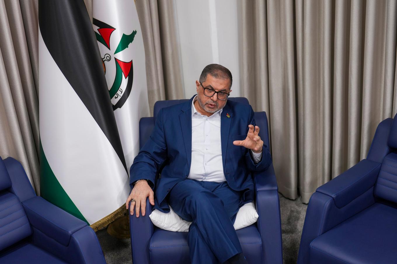 Hamas-representanten Bassem Naim. Arkivbild. Foto: Francisco Seco/AP/TT