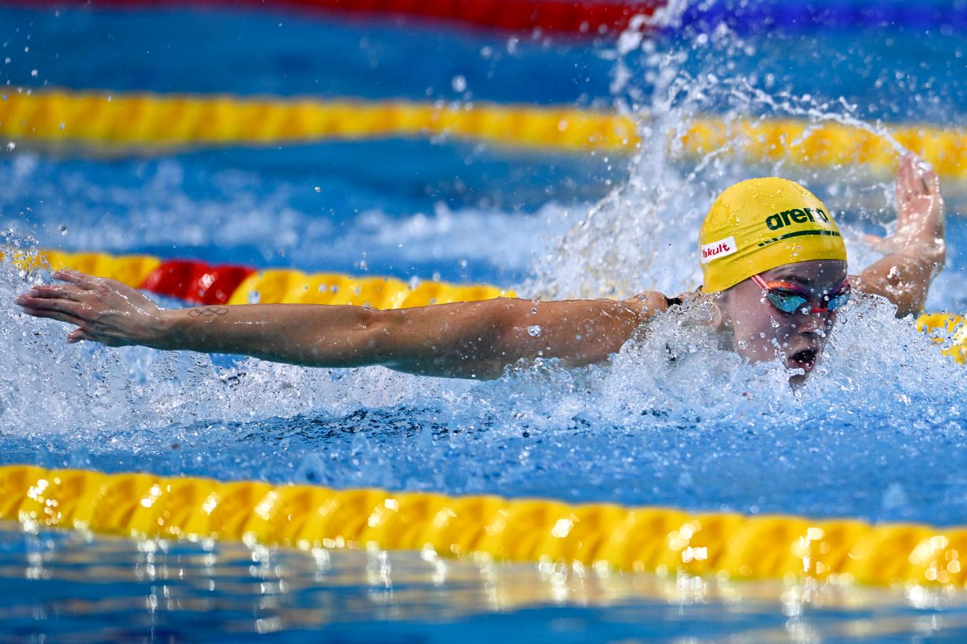 Louise Hansson slogs ut redan i försöken i VM. Arkivbild. Foto: Denes Erdos/AP/TT